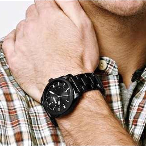 Fossil Mid-Size Machine Watch FS4775 Black-Out - Picture 2 of 6